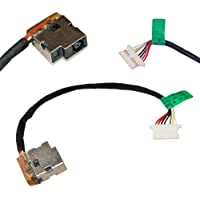 Conector de alimentación de CC Enchufe para portátil con cable Puerto de carga Reemplazo de computadoras portátiles…